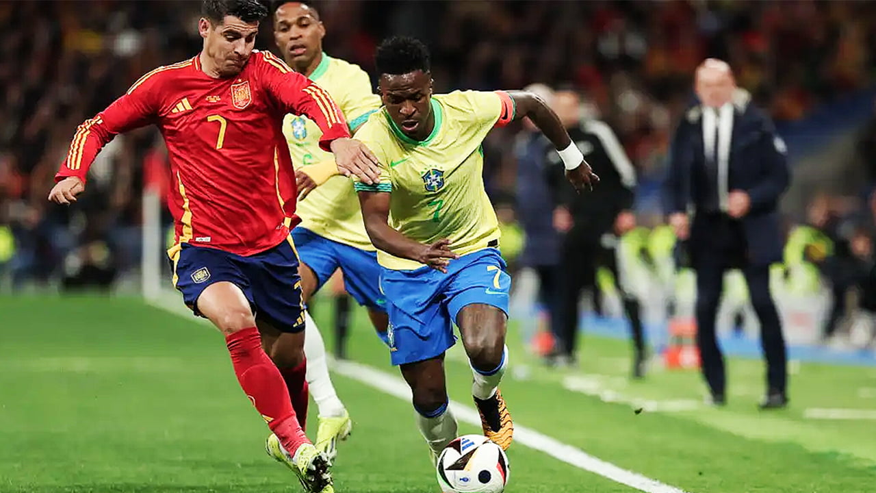 Spain and Brazil Play Out Thrilling 3-3 Draw in International Friendly Clash